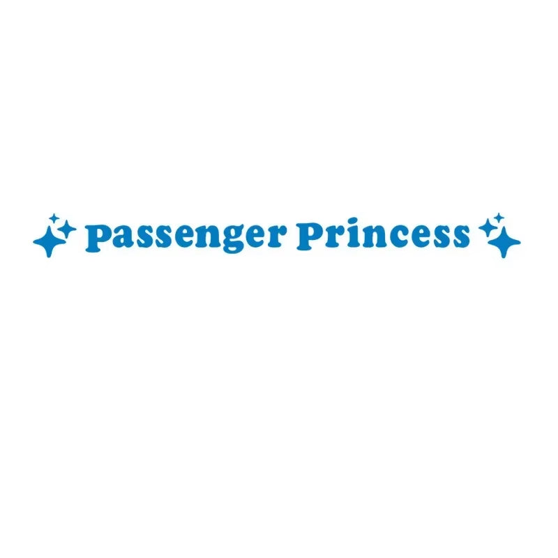 2Pcs Mirror Decoration Sticker Passenger Princess Star Mirror Decal Sticker Rearview Mirror Car Vinyl Decoration Funny Car Decal