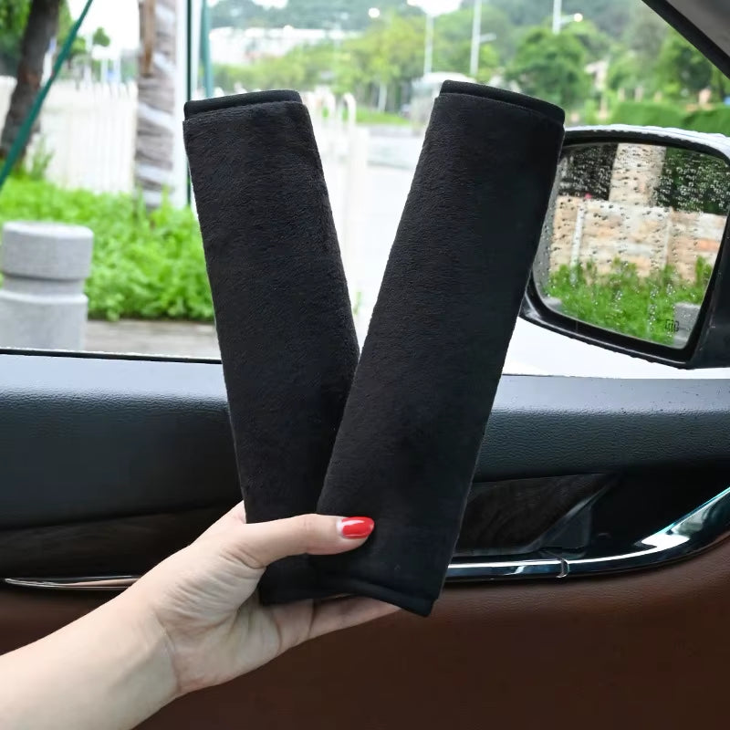 2PCS Universal Car Safety Belt Cover Adjustable Seat Belt Cover Shoulder Strap Cover Car Shoulder Protector Pad Auto Accessories