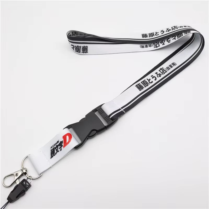 Car Racing Culture Lanyard Keychain Work Card ID Cell Phone Neck Lanyard Long Strip Thermal Transfer Car Decorations Accessories
