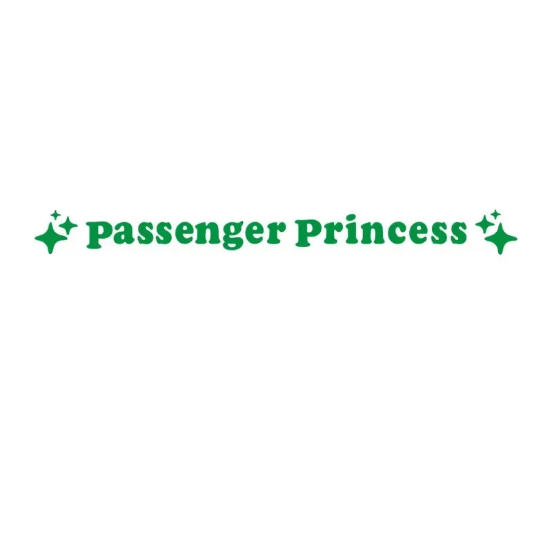 2Pcs Mirror Decoration Sticker Passenger Princess Star Mirror Decal Sticker Rearview Mirror Car Vinyl Decoration Funny Car Decal