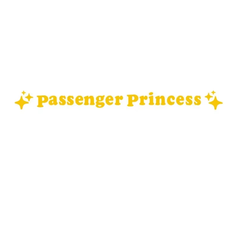 2Pcs Mirror Decoration Sticker Passenger Princess Star Mirror Decal Sticker Rearview Mirror Car Vinyl Decoration Funny Car Decal