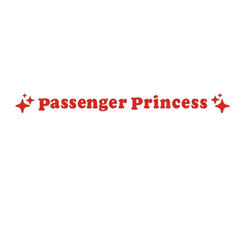 2Pcs Mirror Decoration Sticker Passenger Princess Star Mirror Decal Sticker Rearview Mirror Car Vinyl Decoration Funny Car Decal