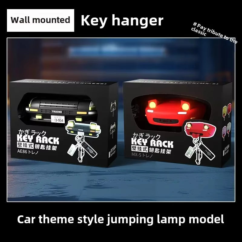 AE86 Car Key Holder New Gift Wall Mounted Headlight Decor Creative Auto Enthusiasts Home Decoration Key Organizer Product