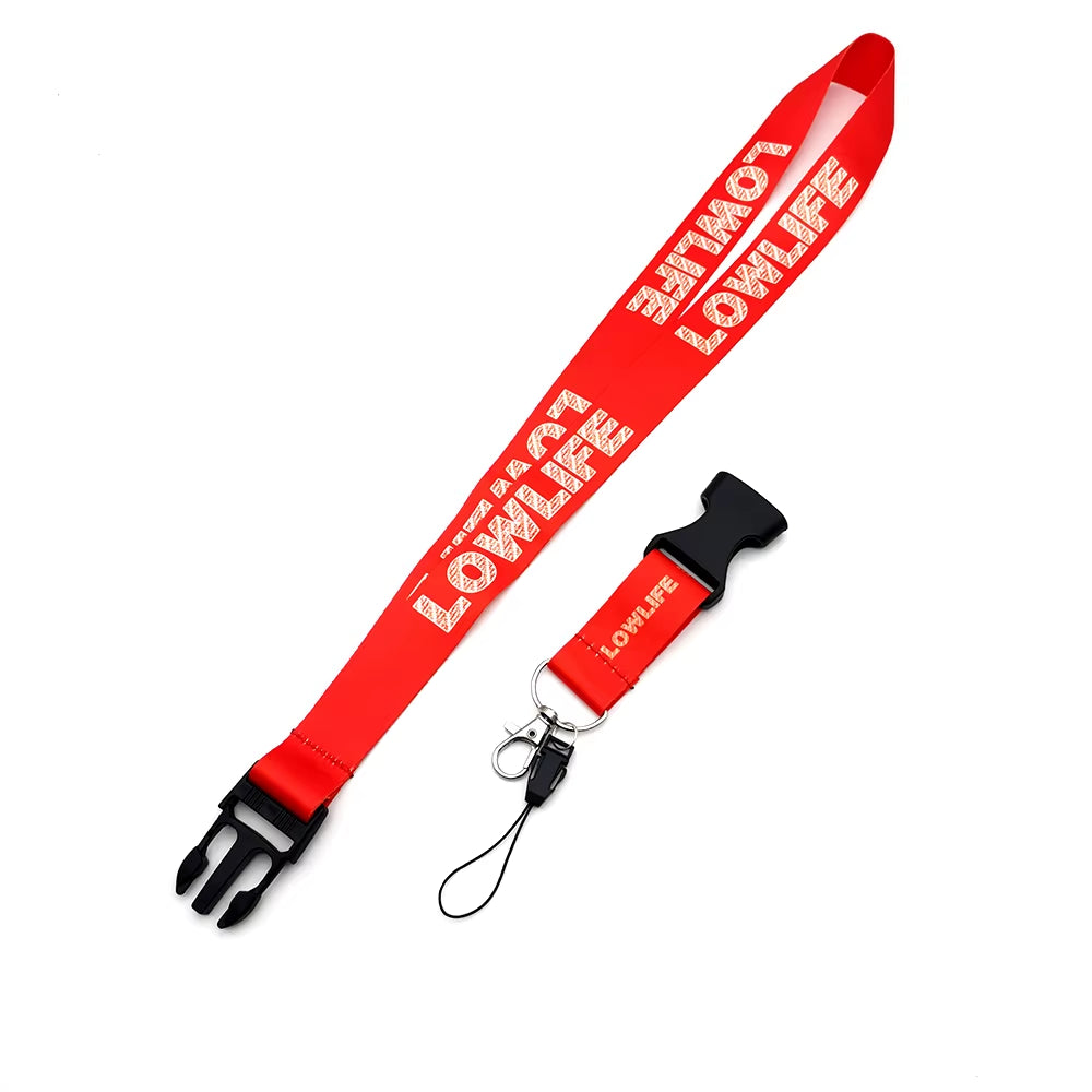 Car Racing Culture Lanyard Keychain Work Card ID Cell Phone Neck Lanyard Long Strip Thermal Transfer Car Decorations Accessories