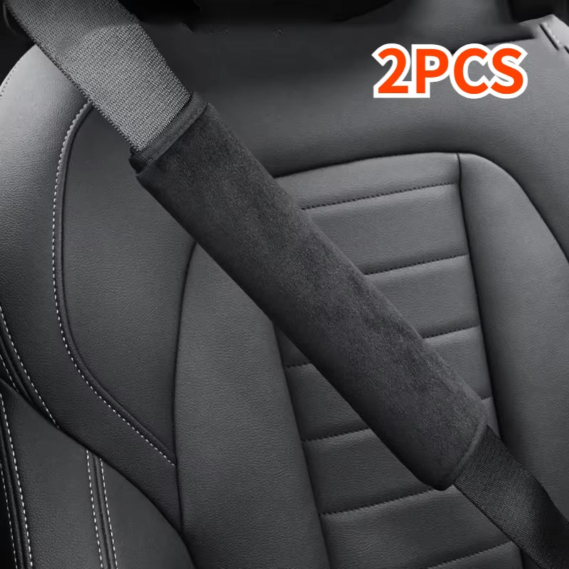 2PCS Universal Car Safety Belt Cover Adjustable Seat Belt Cover Shoulder Strap Cover Car Shoulder Protector Pad Auto Accessories